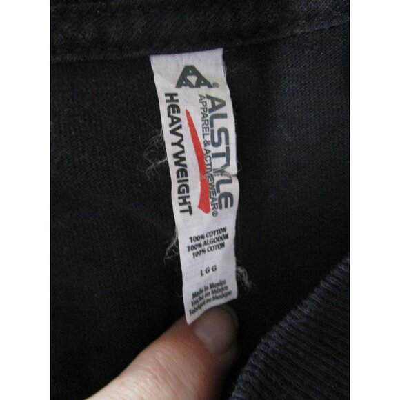 Social Distortion Fishnet Pinup Black T Shirt Mens Lg Cotton Alstyle GUC - Picture 5 of 12